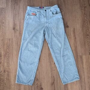 Empyre Men's Light Blue Corduroy skate  Pants